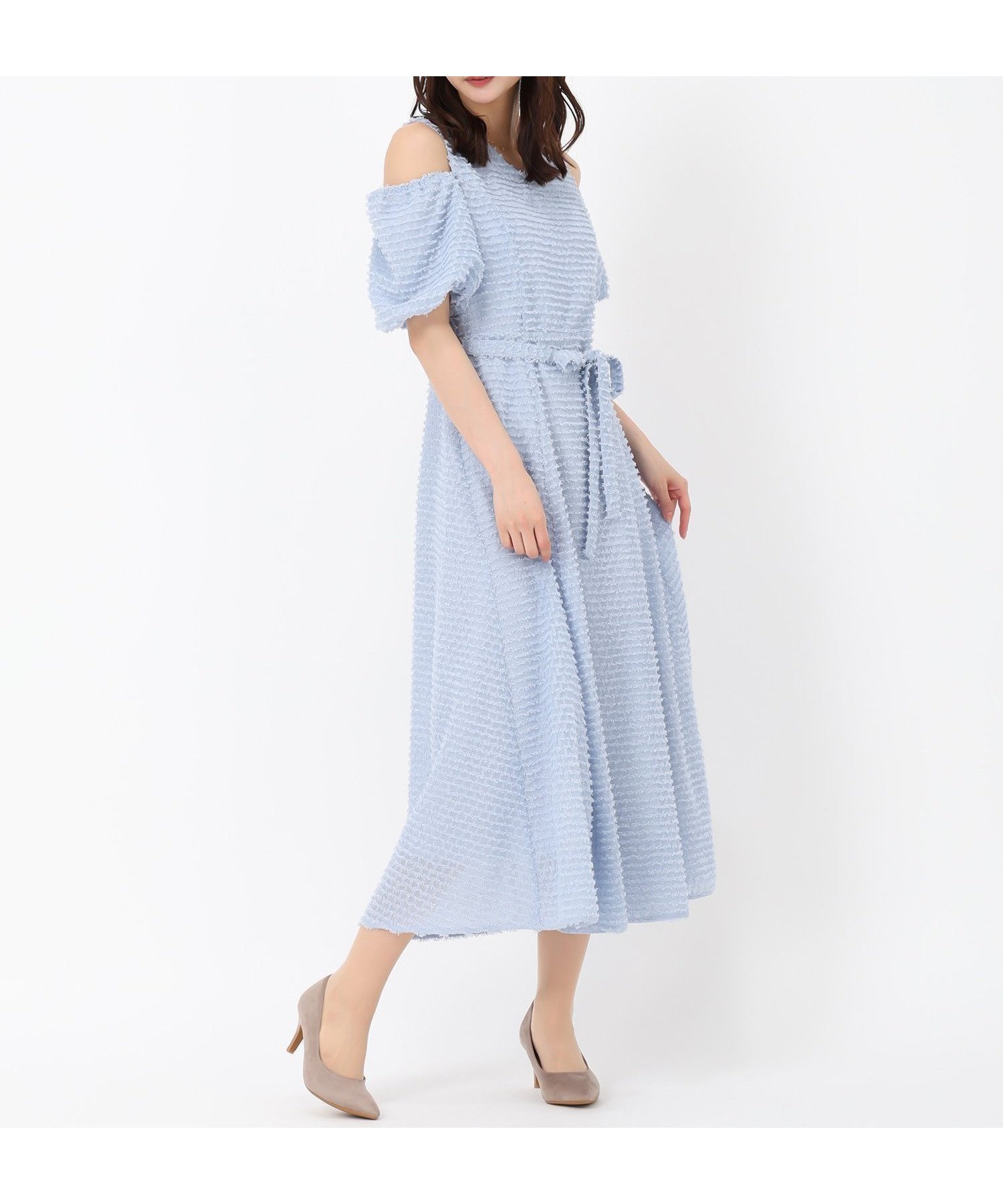 【ミッシュマッシュ/MISCH MASCH】の2wayカットドビーワンピース/MM527401 大人の最旬トレンドファッション＆コーディネート founy(ファウニー) 　ファッション　Fashion　レディースファッション　Fashion for Women　ワンピース　Dresses　ショルダー　Shoulder, Shoulder Strap　リボン　Ribbon, Bow　 other-1|ID: prp329100004980263 ipo3291000000037317461