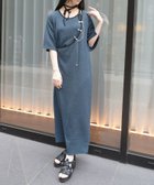 【アクシーズファム/axes femme】のチャイナ金具ロングワンピース 大人の最旬トレンドファッション＆コーディネート founy(ファウニー) ファッション Fashion レディースファッション Fashion for Women ワンピース Dresses おすすめ Recommended / Our Picks インナー Innerwear カットソー Cut and Sewn Top シンプル Simple, Minimal チェーン Chain, Chain Strap リラックス Relax, Relaxed Fit ロング Long, Long-Length thumbnail ブルーグリーン|ID: prp329100004980265 ipo3291000000037317472