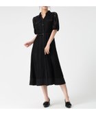 【ミッシュマッシュ/MISCH MASCH】の開襟レースシャツワンピース MM627403 大人の最旬トレンドファッション＆コーディネート founy(ファウニー) ファッション Fashion レディースファッション Fashion for Women ワンピース Dresses シャツワンピース / 1枚で着映えコーデ Shirt Dresses おすすめ Recommended / Our Picks バランス Balance, Style Balance レース Lace, Lace Fabric エレガント 上品 Elegant thumbnail ブラック|ID: prp329100004980267 ipo3291000000037317478