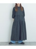 【サマンサモスモス/Samansa Mos2】の柄アソートティアードワンピース 大人の最旬トレンドファッション＆コーディネート founy(ファウニー) ファッション Fashion レディースファッション Fashion for Women ワンピース Dresses インナー Innerwear デニム Denim, Jeans Material thumbnail 水玉|ID: prp329100004980290 ipo3291000000037317554