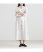 【デミルクス ビームス/Demi-Luxe BEAMS】のストライプ シャツ ワンピース 大人の最旬トレンドファッション＆コーディネート founy(ファウニー) ファッション Fashion レディースファッション Fashion for Women ワンピース Dresses シャツワンピース / 1枚で着映えコーデ Shirt Dresses おすすめ Recommended / Our Picks ストライプ Stripe, Striped Pattern スマート Smart, Elegant スラックス Slacks, Dress Pants デニム Denim, Jeans Material バランス Balance, Style Balance フラップ Flap, Flap Pocket ポケット Pocket, Pocket Detail リラックス Relax, Relaxed Fit ワッシャー Washer, Crinkled Finish thumbnail WHITE系|ID: prp329100004980293 ipo3291000000037317564