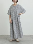 【サマンサモスモス/Samansa Mos2】の《新色追加》ちび襟シャツワンピース【WEB限定】 大人の最旬トレンドファッション＆コーディネート founy(ファウニー) ファッション Fashion レディースファッション Fashion for Women ワンピース Dresses シャツワンピース / 1枚で着映えコーデ Shirt Dresses シンプル Simple, Minimal ポケット Pocket, Pocket Detail thumbnail グレー|ID: prp329100004980302 ipo3291000000037317596