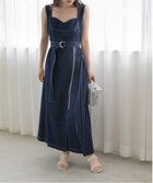【ランダ/RANDA】のコルセットデザインデニムワンピース INDIGO|ID: prp329100004980312 ipo3291000000037317626