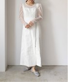 【ランダ/RANDA】のコルセットデザインデニムワンピース WHITE|ID: prp329100004980312 ipo3291000000037317627