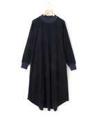 【マーコート/MARcourt】のMidiUmi ワッフルラグランスリーブワンピース ネイビー|ID:prp329100004980317