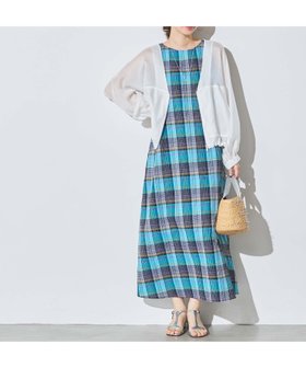 【グレディブリリアン/Gready Brilliant】のGready Brilliant/2_カラーCKノースリ 大人の最旬トレンドファッション＆コーディネート founy(ファウニー) ファッション Fashion レディースファッション Fashion for Women おすすめ Recommended / Our Picks チェック Check, Plaid, Tartan デニム Denim, Jeans Material ノースリーブ Sleeveless, No-Sleeve ポケット Pocket, Pocket Detail エレガント 上品 Elegant |ID:prp329100004980328