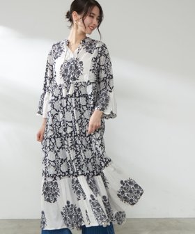【アンドフォーエバー/RMAF】の【India series】【nane】インドコットン総花柄ワンピース 大人の最旬トレンドファッション＆コーディネート founy(ファウニー) ファッション Fashion レディースファッション Fashion for Women ワンピース Dresses インド Indian Textile ジャケット Jacket, Outerwear スタイリッシュ Stylish, Fashionable スマート Smart, Elegant デニム Denim, Jeans Material 人気 Popular, Best Seller バランス Balance, Style Balance フレア Flare, Flared 再入荷 Restock / Back in Stock おすすめ Recommended / Our Picks 2026年 2026 2026春夏・S/S Spring/Summer 2026 SS26 |ID:prp329100004980336
