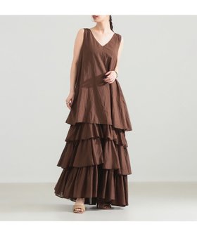 【デミルクス ビームス/Demi-Luxe BEAMS】 Devotion TWINS / SUNFALL ノースリーブ ドレス大人の最旬トレンドファッション＆コーディネート founy(ファウニー) ファッション Fashion レディースファッション Fashion for Women トップス・カットソー Cut & Sew Tops キャミソール&ノースリーブ Camisoles & Sleeveless Tops ワンピース Dresses フォーマル・パーティードレス・結婚式用ドレス Elegant & Casual Dresses エスニック Ethnic Style カーディガン Cardigan, Knitwear サンダル Sandals, Summer Shoes シューズ Shoes, Footwear シンプル Simple, Minimal ジャケット Jacket, Outerwear デコルテ Décolleté, Neckline ドレス Dress, One-Piece ノースリーブ Sleeveless, No-Sleeve フラット Flat, Flat Shoes ロマンティック Romantic, Feminine Style おすすめ Recommended / Our Picks |ID:prp329100004980350