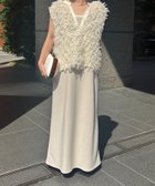 【ジェナ エスパス メルヴェイユ/Jena espace merveilleux】のベストセットワンピ 大人の最旬トレンドファッション＆コーディネート founy(ファウニー) ファッション Fashion レディースファッション Fashion for Women アウター Coat / Outerwear Collection キャミワンピース Cami Dress, Slip Dress シンプル Simple, Minimal スマート Smart, Elegant セットアップ Set-Up, Coordinated Outfit フリンジ Fringe, Tassel ベスト Vest, Waistcoat 再入荷 Restock / Back in Stock おすすめ Recommended / Our Picks thumbnail アイボリー|ID: prp329100004980352 ipo3291000000037317764