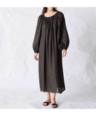 【ビショップ/Bshop】のリネン バルーンスリーブドレス WOMEN BLACK|ID: prp329100004980361 ipo3291000000037317790