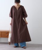 【チャオパニックティピー/CIAOPANIC TYPY】の【india/3サイズ展開】綿麻ボリュームスリーブワンピース 大人の最旬トレンドファッション＆コーディネート founy(ファウニー) ファッション Fashion レディースファッション Fashion for Women ワンピース Dresses インド Indian Textile インナー Innerwear サンダル Sandals, Summer Shoes スキッパー Skipper, Open Collar スニーカー Sneakers, Trainers スリーブ Sleeve, Long Sleeve / Short Sleeve デコルテ Décolleté, Neckline デニム Denim, Jeans Material 人気 Popular, Best Seller バランス Balance, Style Balance ボトム Bottoms, Lower Wear ポケット Pocket, Pocket Detail リボン Ribbon, Bow リラックス Relax, Relaxed Fit おすすめ Recommended / Our Picks エレガント 上品 Elegant thumbnail ブラウン|ID: prp329100004980401 ipo3291000000037317939