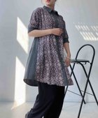 【アズノウアズ プラス/AS KNOW AS plus】の0カットソー切り替え7分袖シャツワンピース 大人の最旬トレンドファッション＆コーディネート founy(ファウニー) ファッション Fashion レディースファッション Fashion for Women ワンピース Dresses シャツワンピース / 1枚で着映えコーデ Shirt Dresses カットソー Cut and Sewn Top シンプル Simple, Minimal フレア Flare, Flared 再入荷 Restock / Back in Stock thumbnail CHオルテガ|ID: prp329100004980403 ipo3291000000037317953