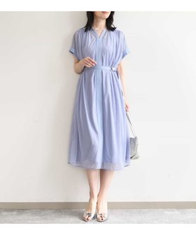 【オフオン/ofuon】のキーネックシアーワンピース/洗濯機で洗える/WEB限定サイズあり 大人の最旬トレンドファッション＆コーディネート founy(ファウニー) ファッション Fashion レディースファッション Fashion for Women ワンピース Dresses アンダー Underwear Essentials インナー Innerwear 春 Spring 洗える Machine Washable 秋 Autumn シアー Sheer, See-Through タンク Tank Top, Sleeveless Top ドレス Dress, One-Piece なめらか Smooth, Silky Texture リラックス Relax, Relaxed Fit 冬 Winter / This Winter 再入荷 Restock / Back in Stock おすすめ Recommended / Our Picks 夏 Summer エレガント 上品 Elegant |ID:prp329100004980405