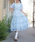 【アクシーズファム/axes femme】のレース*ブーケティアードワンピース 大人の最旬トレンドファッション＆コーディネート founy(ファウニー) ファッション Fashion レディースファッション Fashion for Women ワンピース Dresses おすすめ Recommended / Our Picks イエロー Yellow インナー Innerwear サテン Satin, Glossy Fabric シフォン Chiffon, Lightweight Fabric スクエア Square, Square Shape ダウン Down, Puffer ティアード Tiered, Tiered Style デコルテ Décolleté, Neckline フラワー Flower, Floral フリル Frill, Ruffle プリント Print, Printed Pattern リボン Ribbon, Bow レース Lace, Lace Fabric ローズ Rose, Rose Motif エレガント 上品 Elegant 春 Spring thumbnail サックス|ID: prp329100004980407 ipo3291000000037317968