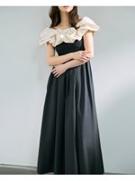 【フレイ アイディー/FRAY I.D】のバルーンフリルシャーリングワンピース 大人の最旬トレンドファッション＆コーディネート founy(ファウニー) ファッション Fashion レディースファッション Fashion for Women ワンピース Dresses オケージョン Occasion Wear 春 Spring シャーリング Shirring, Ruched スマート Smart, Elegant デコルテ Décolleté, Neckline バルーン Balloon, Balloon Silhouette フォルム Silhouette, Form フリル Frill, Ruffle ラップ Wrap, Wrap Design エレガント 上品 Elegant |ID:prp329100004980409