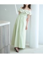 【フレイ アイディー/FRAY I.D】のバルーンフリルシャーリングワンピース 大人の最旬トレンドファッション＆コーディネート founy(ファウニー) ファッション Fashion レディースファッション Fashion for Women ワンピース Dresses オケージョン Occasion Wear 春 Spring シャーリング Shirring, Ruched スマート Smart, Elegant デコルテ Décolleté, Neckline バルーン Balloon, Balloon Silhouette フォルム Silhouette, Form フリル Frill, Ruffle ラップ Wrap, Wrap Design エレガント 上品 Elegant thumbnail MNT[021]|ID: prp329100004980409 ipo3291000000037317975