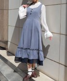 【アクシーズファム/axes femme】のレースアップジャンパースカート ブルー|ID: prp329100004980427 ipo3291000000037318033
