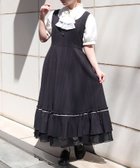 【アクシーズファム/axes femme】のレースアップジャンパースカート 黒|ID: prp329100004980427 ipo3291000000037318034