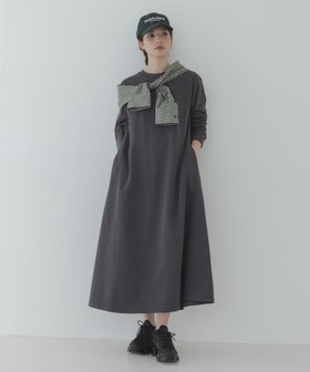 【サニーレーベル/Sonny Label / URBAN RESEARCH】の『WEB限定』裏毛Aラインワンピース 大人の最旬トレンドファッション＆コーディネート founy(ファウニー) ファッション Fashion レディースファッション Fashion for Women ワンピース Dresses Aラインワンピース・フレアシルエット A-Line Dresses / Flared Silhouette Dresses 2026年 2026 2026春夏・S/S Spring/Summer 2026 SS26 おすすめ Recommended / Our Picks キャップ Cap, Baseball Cap シューズ Shoes, Footwear 夏 Summer S/S・春夏 SS, Spring/Summer, Warm Season 洗える Machine Washable |ID:prp329100004980436