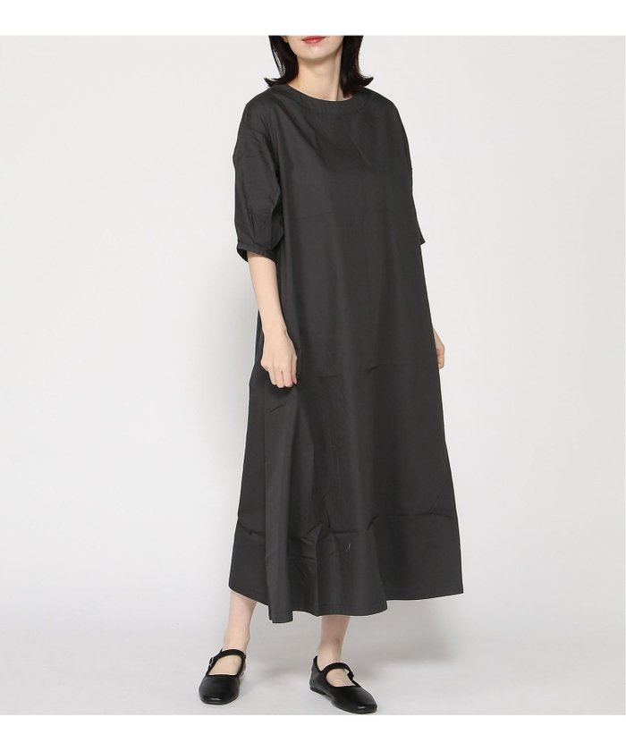 【ツチエ/TUTIE】の半袖OP インテリア・キッズ・メンズ・レディースファッション・服の通販 founy(ファウニー) https://founy.com/ ファッション Fashion レディースファッション Fashion for Women トップス・カットソー Cut & Sew Tops タイプライター Typewriter Fabric, Crisp Cotton フレア Flare, Flared 半袖 Short Sleeve, Half Sleeve |ID: prp329100004980444 ipo3291000000037318082