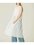 【ヴァン/Vin】のシアードットジャガードワンピース 大人の最旬トレンドファッション＆コーディネート founy(ファウニー) ファッション Fashion レディースファッション Fashion for Women ワンピース Dresses おすすめ Recommended / Our Picks インナー Innerwear ギャザー Gathered, Ruffled シンプル Simple, Minimal スリット Slit, Slit Detail ドット Polka Dot, Dot Pattern ノースリーブ Sleeveless, No-Sleeve ロング Long, Long-Length thumbnail ホワイト|ID: prp329100004980449 ipo3291000000037318098