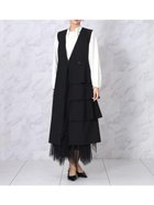 【ヴァン/Vin】のアシメフリルジレワンピ 大人の最旬トレンドファッション＆コーディネート founy(ファウニー) ファッション Fashion レディースファッション Fashion for Women アウター Coat / Outerwear Collection アシンメトリー Asymmetrical Style カットソー Cut and Sewn Top シンプル Simple, Minimal ジャンスカ Jumper Skirt, Pinafore Dress タートルネック Turtleneck, High Neck ダウン Down, Puffer バランス Balance, Style Balance フリル Frill, Ruffle フロント Front, Front Design エレガント 上品 Elegant thumbnail ブラック|ID: prp329100004980452 ipo3291000000037318105