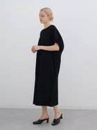 【ラシュッド/LASUD】のサテン切替ドルマンワンピース 大人の最旬トレンドファッション＆コーディネート founy(ファウニー) ファッション Fashion レディースファッション Fashion for Women ワンピース Dresses オケージョン Occasion Wear 切替 Switching, Contrast Panel サテン Satin, Glossy Fabric スリット Slit, Slit Detail とろみ Fluid, Flowy Fabric フィット Fit, Slim Fit エレガント 上品 Elegant thumbnail ブラック|ID: prp329100004980466 ipo3291000000037318143