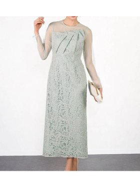 【ヴァン/Vin】のスパンコール刺繍レースドレス 大人の最旬トレンドファッション＆コーディネート founy(ファウニー) ファッション Fashion レディースファッション Fashion for Women ワンピース Dresses フォーマル・パーティードレス・結婚式用ドレス Elegant & Casual Dresses おすすめ Recommended / Our Picks エレガント 上品 Elegant スパンコール Sequins, Sequin Embellishment スリーブ Sleeve, Long Sleeve / Short Sleeve デコルテ Décolleté, Neckline ドレス Dress, One-Piece ビスチェ Bustier, Corset Top レース Lace, Lace Fabric 結婚式 Wedding |ID:prp329100004980473