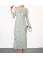 【ヴァン/Vin】のスパンコール刺繍レースドレス ミントグリーン|ID: prp329100004980473 ipo3291000000037361840
