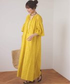 【ジャーナルスタンダード レリューム/JOURNAL STANDARD relume】のコットンジャガードワンピース 大人の最旬トレンドファッション＆コーディネート founy(ファウニー) ファッション Fashion レディースファッション Fashion for Women ワンピース Dresses 2026年 2026 2026春夏・S/S Spring/Summer 2026 SS26 おすすめ Recommended / Our Picks インド Indian Textile ギャザー Gathered, Ruffled スキッパー Skipper, Open Collar リラックス Relax, Relaxed Fit 吸水 Absorbent, Quick-Dry 夏 Summer thumbnail イエロー|ID: prp329100004980488 ipo3291000000037318220