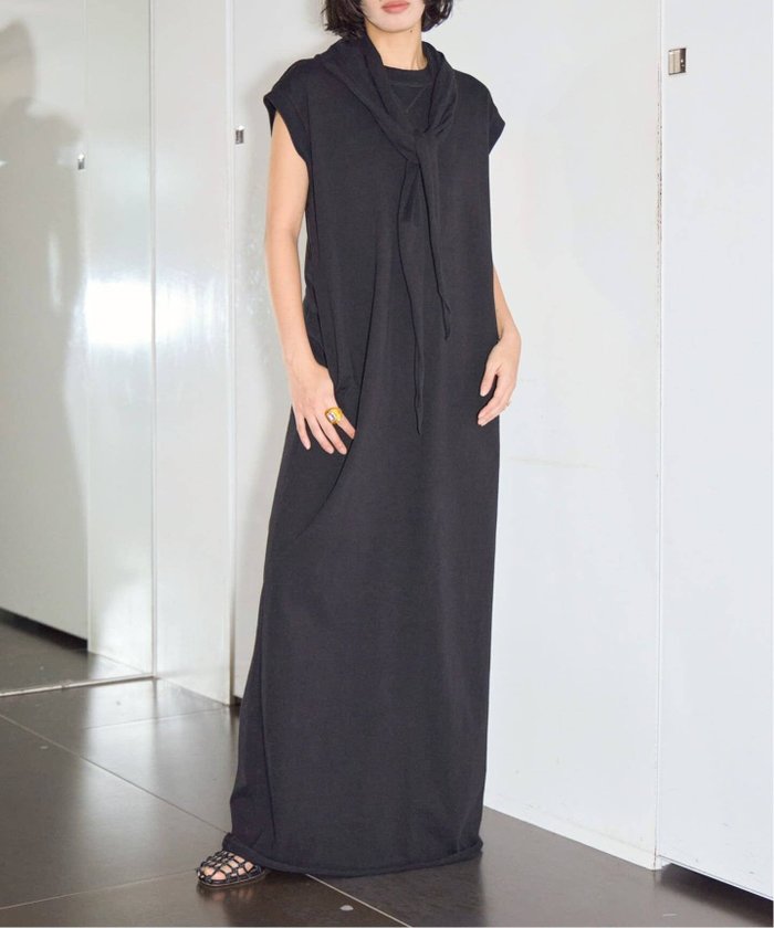 【シティーショップ/CITYSHOP】のCUTDRESS with SCARF ワンピース インテリア・キッズ・メンズ・レディースファッション・服の通販 founy(ファウニー) https://founy.com/ ファッション Fashion レディースファッション Fashion for Women ワンピース Dresses フォーマル・パーティードレス・結婚式用ドレス Elegant & Casual Dresses 2026年 2026 2026春夏・S/S Spring/Summer 2026 SS26 カットソー Cut and Sewn Top スカーフ Scarf, Neckwear バランス Balance, Style Balance リラックス Relax, Relaxed Fit |ID: prp329100004980496 ipo3291000000037318242