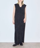 【シティーショップ/CITYSHOP】のFAUX SUEDE I-LINE DRESS ワンピース ブラック|ID: prp329100004980498 ipo3291000000037318251