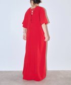 【シティーショップ/CITYSHOP】のLACE UP DRESS ワンピース 大人の最旬トレンドファッション＆コーディネート founy(ファウニー) ファッション Fashion レディースファッション Fashion for Women ワンピース Dresses フォーマル・パーティードレス・結婚式用ドレス Elegant & Casual Dresses 2026年 2026 2026春夏・S/S Spring/Summer 2026 SS26 ドレス Dress, One-Piece レース Lace, Lace Fabric ヴィンテージ Vintage Style 半袖 Short Sleeve, Half Sleeve thumbnail レッド|ID: prp329100004980503 ipo3291000000037318267