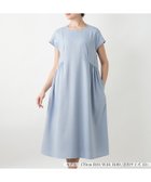 【レリアンプラスハウス/Leilian PLUS HOUSE】の【ウォッシャブル】ギャザーフレアワンピース【プラス企画】 大人の最旬トレンドファッション＆コーディネート founy(ファウニー) ファッション Fashion レディースファッション Fashion for Women ワンピース Dresses ウォッシャブル Machine Washable ギャザー Gathered, Ruffled コンパクト Compact, Small Size スリーブ Sleeve, Long Sleeve / Short Sleeve バランス Balance, Style Balance フレア Flare, Flared ポケット Pocket, Pocket Detail ラウンド Round, Round Neck レギュラー Regular, Standard Fit 夏 Summer thumbnail サックスブルー|ID: prp329100004980537 ipo3291000000037318400