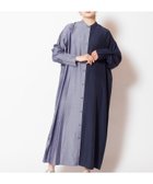 【オズモーシス/OSMOSIS】のバイカラーボタンアレンジワンピース 大人の最旬トレンドファッション＆コーディネート founy(ファウニー) ファッション Fashion レディースファッション Fashion for Women ワンピース Dresses スリット Slit, Slit Detail バランス Balance, Style Balance 再入荷 Restock / Back in Stock 夏 Summer S/S・春夏 SS, Spring/Summer, Warm Season 羽織 Haori, Light Jacket thumbnail BLUE|ID: prp329100004980551 ipo3291000000037318440