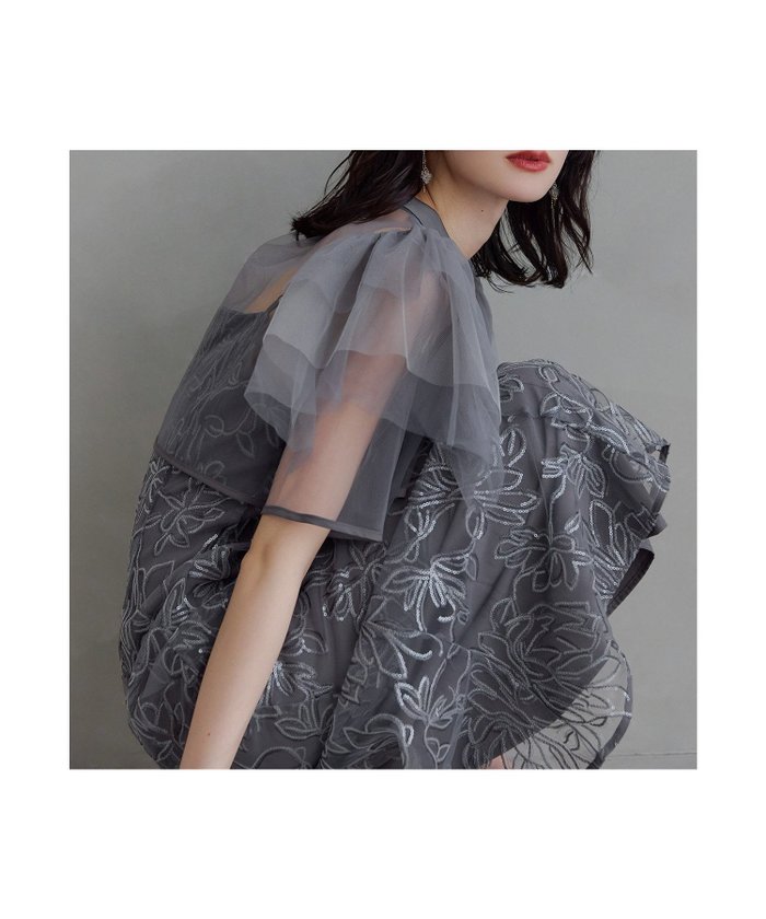 【ビーフラット/bflat】のボレロセットフラワースパンコールドレス 2点セット キャミワンピース 結婚式 成人式 インテリア・キッズ・メンズ・レディースファッション・服の通販 founy(ファウニー) https://founy.com/ ファッション Fashion レディースファッション Fashion for Women アウター Coat / Outerwear Collection ボレロ・ショート丈ジャケット / ドレス羽織りに Boleros & Short Jackets ワンピース Dresses フォーマル・パーティードレス・結婚式用ドレス Elegant & Casual Dresses キャミソールワンピース Camisole Dresses キャミワンピース Cami Dress, Slip Dress ショート Short, Short Length スパンコール Sequins, Sequin Embellishment パイピング Piping, Trim Design フリル Frill, Ruffle ボレロ Bolero, Short Cardigan マーメイド Mermaid, Fishtail Silhouette レース Lace, Lace Fabric おすすめ Recommended / Our Picks 結婚式 Wedding 披露宴 Wedding Reception 二次会 After Party |ID: prp329100004980556 ipo3291000000037318455