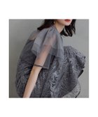 【ビーフラット/bflat】のボレロセットフラワースパンコールドレス 2点セット キャミワンピース 結婚式 成人式 チャコール|ID: prp329100004980556 ipo3291000000037318456