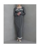 【ビーフラット/bflat】のフリルトリムロングドレス パーティードレス オケージョンドレス 結婚式 二次会 大人の最旬トレンドファッション＆コーディネート founy(ファウニー) ファッション Fashion レディースファッション Fashion for Women ワンピース Dresses フォーマル・パーティードレス・結婚式用ドレス Elegant & Casual Dresses クラシック Classic, Timeless Style シンプル Simple, Minimal スクエア Square, Square Shape スリット Slit, Slit Detail ドレス Dress, One-Piece ネックレス Necklace, Pendant Necklace フリル Frill, Ruffle ポケット Pocket, Pocket Detail おすすめ Recommended / Our Picks セレモニー Ceremony 結婚式 Wedding 披露宴 Wedding Reception 二次会 After Party thumbnail グレー|ID: prp329100004980558 ipo3291000000037318465