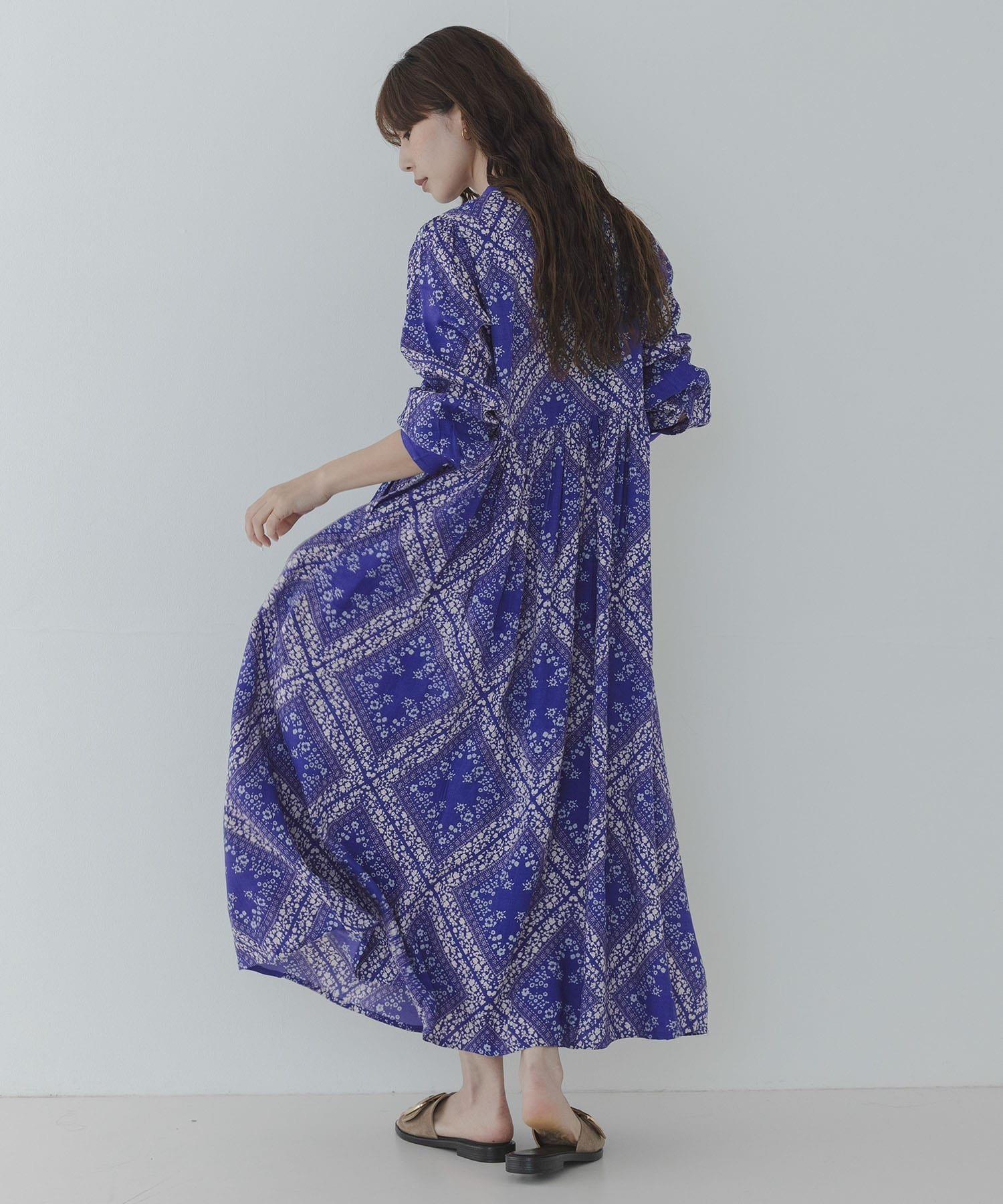 【サニーレーベル/Sonny Label / URBAN RESEARCH】のパネル柄プリントワンピース 大人の最旬トレンドファッション＆コーディネート founy(ファウニー) 　ファッション　Fashion　レディースファッション　Fashion for Women　ワンピース　Dresses　インド　Indian Textile　春　Spring　カフス　Cuff Design　キャップ　Cap, Baseball Cap　ジャケット　Jacket, Outerwear　デニム　Denim, Jeans Material　トレンチ　Trench, Trench Coat　定番　Standard, Basic Item　パーカー　Hoodie, Parka　フィット　Fit, Slim Fit　フレア　Flare, Flared　プリント　Print, Printed Pattern　リュック　Backpack, Rucksack　S/S・春夏　SS, Spring/Summer, Warm Season　夏　Summer　エレガント 上品　Elegant　2026年　2026　2026春夏・S/S　Spring/Summer 2026 SS26　 other-1|ID: prp329100004980560 ipo3291000000037318471