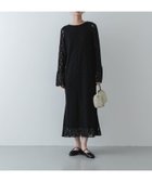 【センスオブプレイス/SENSE OF PLACE by URBAN RESEARCH】のレースフレアーワンピース ブラック|ID: prp329100004980563 ipo3291000000037318484