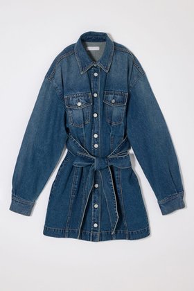 【マウジー/moussy】のBELTED DENIM MINI ドレス 大人の最旬トレンドファッション＆コーディネート founy(ファウニー) ファッション Fashion レディースファッション Fashion for Women ワンピース Dresses フォーマル・パーティードレス・結婚式用ドレス Elegant & Casual Dresses シェイプ Shape, Slim Fit ショート Short, Short Length デニム Denim, Jeans Material ドレス Dress, One-Piece 人気 Popular, Best Seller フィット Fit, Slim Fit フロント Front, Front Design ポケット Pocket, Pocket Detail ロング Long, Long-Length 再入荷 Restock / Back in Stock おすすめ Recommended / Our Picks エレガント 上品 Elegant |ID:prp329100004980569