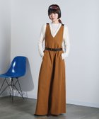 【ローズバッド/ROSE BUD】のBACK CROSS OVERALLS BROWN|ID: prp329100004980570 ipo3291000000037318510