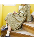 【ホコモモラ/Jocomomola】のEn un sueno 幾何学プリントワンピース 大人の最旬トレンドファッション＆コーディネート founy(ファウニー) ファッション Fashion レディースファッション Fashion for Women ワンピース Dresses 春 Spring 秋 Autumn カットソー Cut and Sewn Top カフス Cuff Design カラフル Colorful Design ジャケット Jacket, Outerwear 定番 Standard, Basic Item プリント Print, Printed Pattern ポケット Pocket, Pocket Detail レギンス Leggings, Stretch Pants ロング Long, Long-Length 冬 Winter / This Winter おすすめ Recommended / Our Picks 夏 Summer thumbnail グリーン|ID: prp329100004980573 ipo3291000000037318519