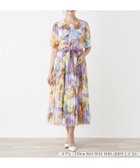 【レリアンプラスハウス/Leilian PLUS HOUSE】の【ウォッシャブル】フラワー柄フレアワンピース【プラス企画】 大人の最旬トレンドファッション＆コーディネート founy(ファウニー) ファッション Fashion レディースファッション Fashion for Women ワンピース Dresses ウォッシャブル Machine Washable エレガント 上品 Elegant フェミニン Feminine, Girly フラワー Flower, Floral フレア Flare, Flared プリント Print, Printed Pattern プリーツ Pleats, Pleated ポケット Pocket, Pocket Detail リボン Ribbon, Bow レギュラー Regular, Standard Fit 春 Spring thumbnail パープル|ID: prp329100004980584 ipo3291000000037318549