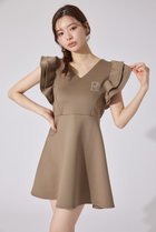 【リエンダ/rienda】のRDショルダーフリルカットミニワンピース 大人の最旬トレンドファッション＆コーディネート founy(ファウニー) ファッション Fashion レディースファッション Fashion for Women ワンピース Dresses シューズ Shoes, Footwear スカーフ Scarf, Neckwear ストーン Stone, Gem-Like ダブル Double, Double-Breasted フィット Fit, Slim Fit フリル Frill, Ruffle モチーフ Motif, Design Theme 再入荷 Restock / Back in Stock おすすめ Recommended / Our Picks thumbnail BRN|ID: prp329100004980594 ipo3291000000037318588
