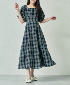 【ミッシュマッシュ/MISCH MASCH】の2wayオフショルチェックフレアワンピース 大人の最旬トレンドファッション＆コーディネート founy(ファウニー) ファッション Fashion レディースファッション Fashion for Women ワンピース Dresses カーディガン Cardigan, Knitwear ガーリー Girly, Feminine Style ジャケット Jacket, Outerwear チェック Check, Plaid, Tartan レース Lace, Lace Fabric |ID:prp329100004980602