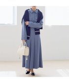 【アンデミュウ/Andemiu】のタックプリーツシャツワンピース 大人の最旬トレンドファッション＆コーディネート founy(ファウニー) ファッション Fashion レディースファッション Fashion for Women ワンピース Dresses シャツワンピース / 1枚で着映えコーデ Shirt Dresses フラップ Flap, Flap Pocket フレア Flare, Flared プリーツ Pleats, Pleated ポケット Pocket, Pocket Detail エレガント 上品 Elegant thumbnail ブルー|ID: prp329100004980609 ipo3291000000037318641