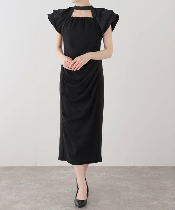 【ラ トータリテ/La TOTALITE】のドレープドレス インテリア・キッズ・メンズ・レディースファッション・服の通販 founy(ファウニー) https://founy.com/ ファッション Fashion レディースファッション Fashion for Women ワンピース Dresses フォーマル・パーティードレス・結婚式用ドレス Elegant & Casual Dresses スマート Smart, Elegant ドレス Dress, One-Piece |ID: prp329100004980616 ipo3291000000037318668