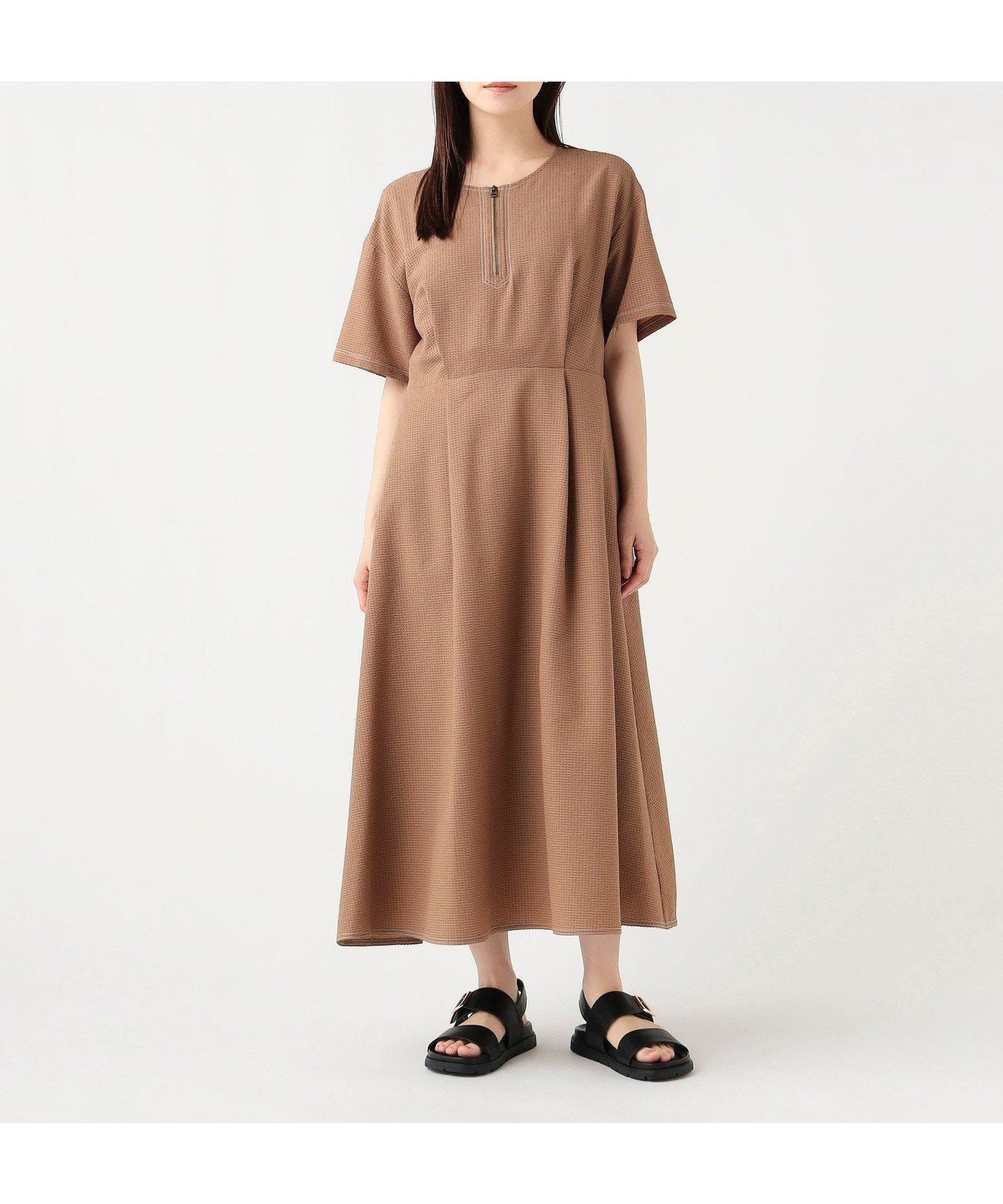 【ビームス ハート/BEAMS HEART】のシアサッカー ワンピース 大人の最旬トレンドファッション＆コーディネート founy(ファウニー) 　ファッション　Fashion　レディースファッション　Fashion for Women　ワンピース　Dresses　シンプル　Simple, Minimal　スマート　Smart, Elegant　フロント　Front, Front Design　モダン　Modern, Contemporary　夏　Summer　定番　Standard, Basic Item　 other-1|ID: prp329100004980630 ipo3291000000037318711