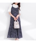 【プロポーション ボディドレッシング/PROPORTION BODY DRESSING】の花柄キャミワンピース 26SS 大人の最旬トレンドファッション＆コーディネート founy(ファウニー) ファッション Fashion レディースファッション Fashion for Women ワンピース Dresses キャミソールワンピース Camisole Dresses 2026年 2026 2026春夏・S/S Spring/Summer 2026 SS26 インナー Innerwear キャミワンピース Cami Dress, Slip Dress フェミニン Feminine, Girly リボン Ribbon, Bow ロング Long, Long-Length thumbnail ネイビー|ID: prp329100004980647 ipo3291000000037318773